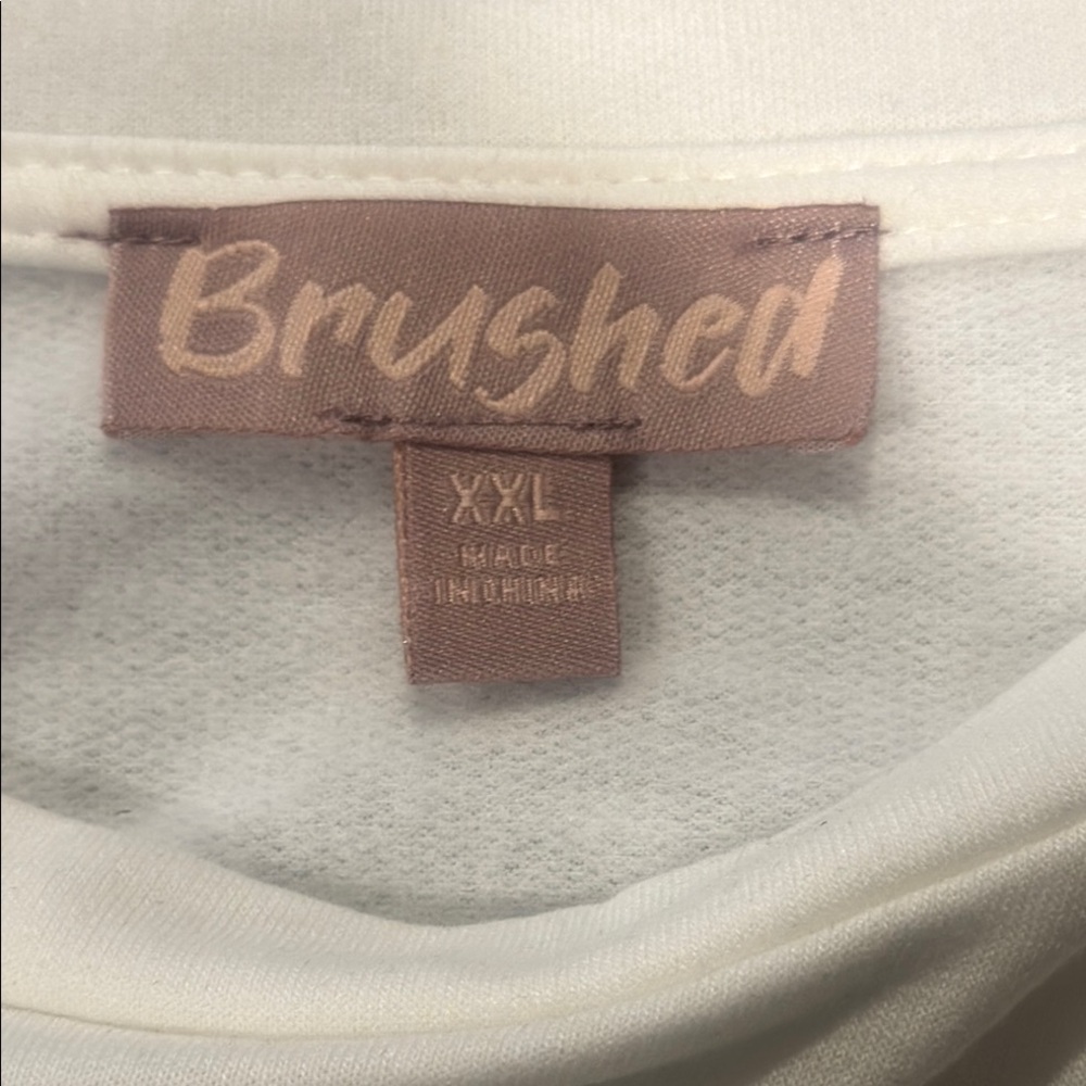 White and Gold Sweatshirt - Picture 3 of 5